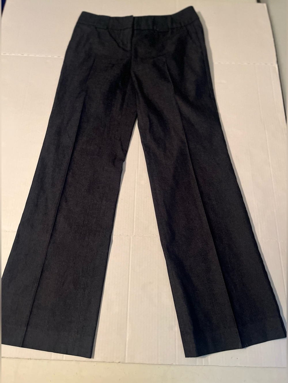 Ninety Women's Navy Straight Dress Pants